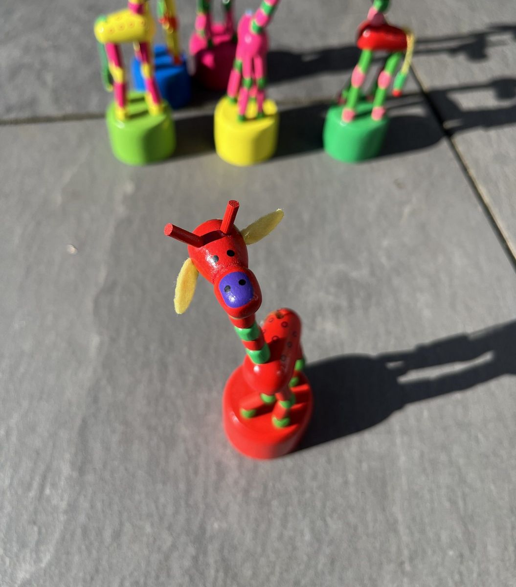 Klappgiraffe Rot