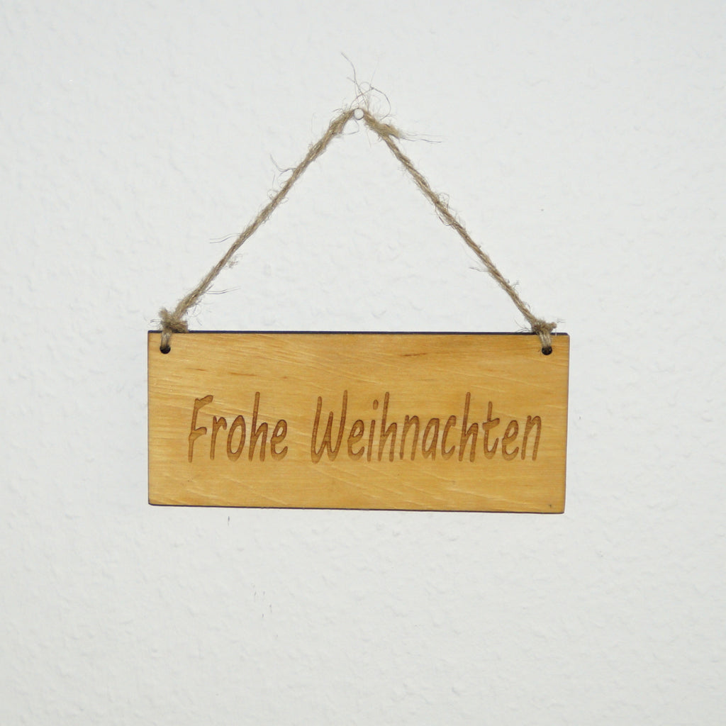 Hängeschild Holz Zweiseitig ,,Weihnachten“ und ,,Ostern“