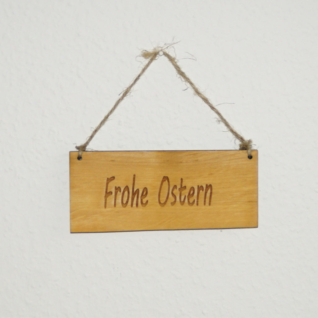 Hängeschild Holz Zweiseitig ,,Weihnachten“ und ,,Ostern“