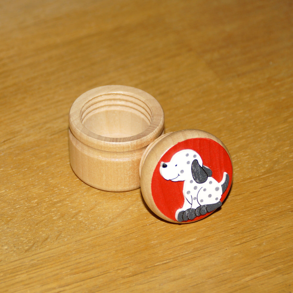 Zahndose aus Holz
