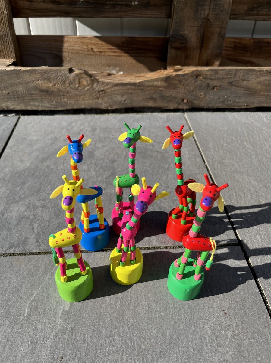 Klappgiraffe Gelb