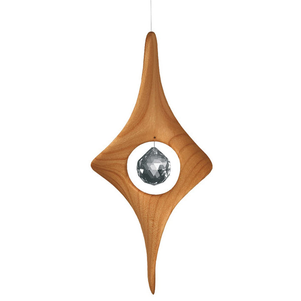 Windspiel Spirale Lotti mit 1 Kristall