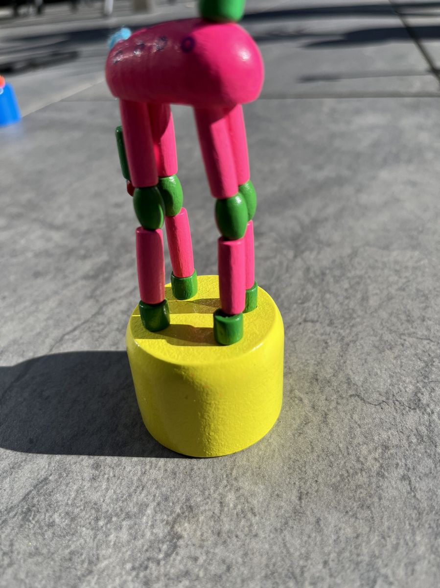 Klappgiraffe Gelb