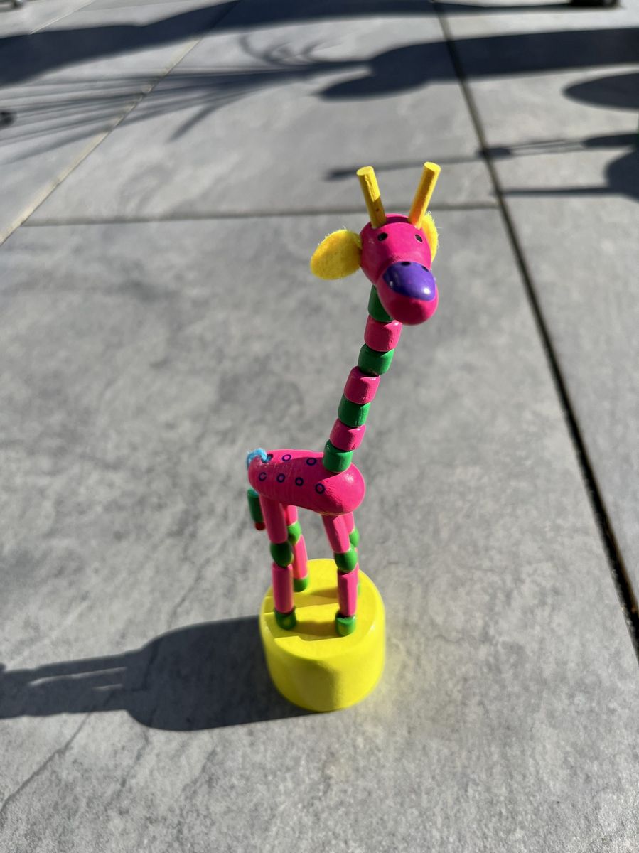 Klappgiraffe Gelb