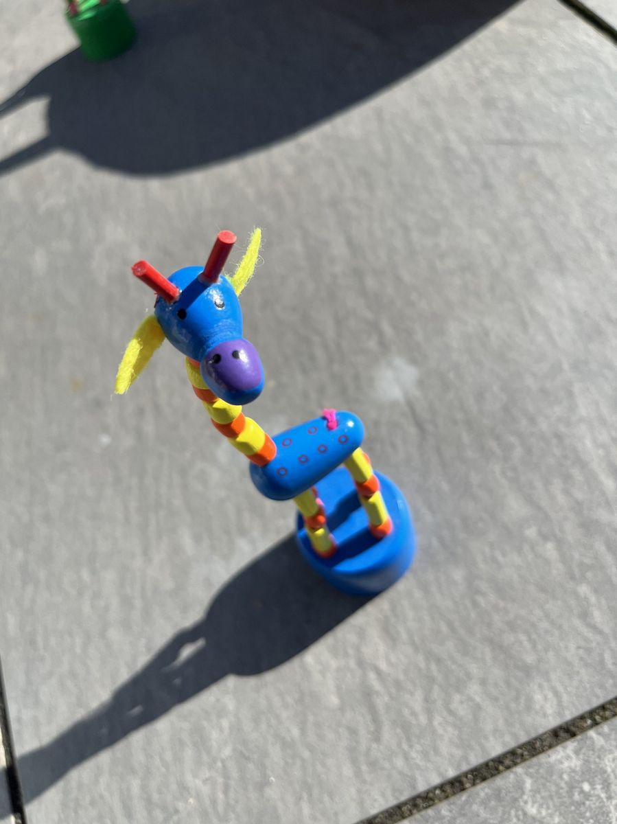 Klappgiraffe Blau