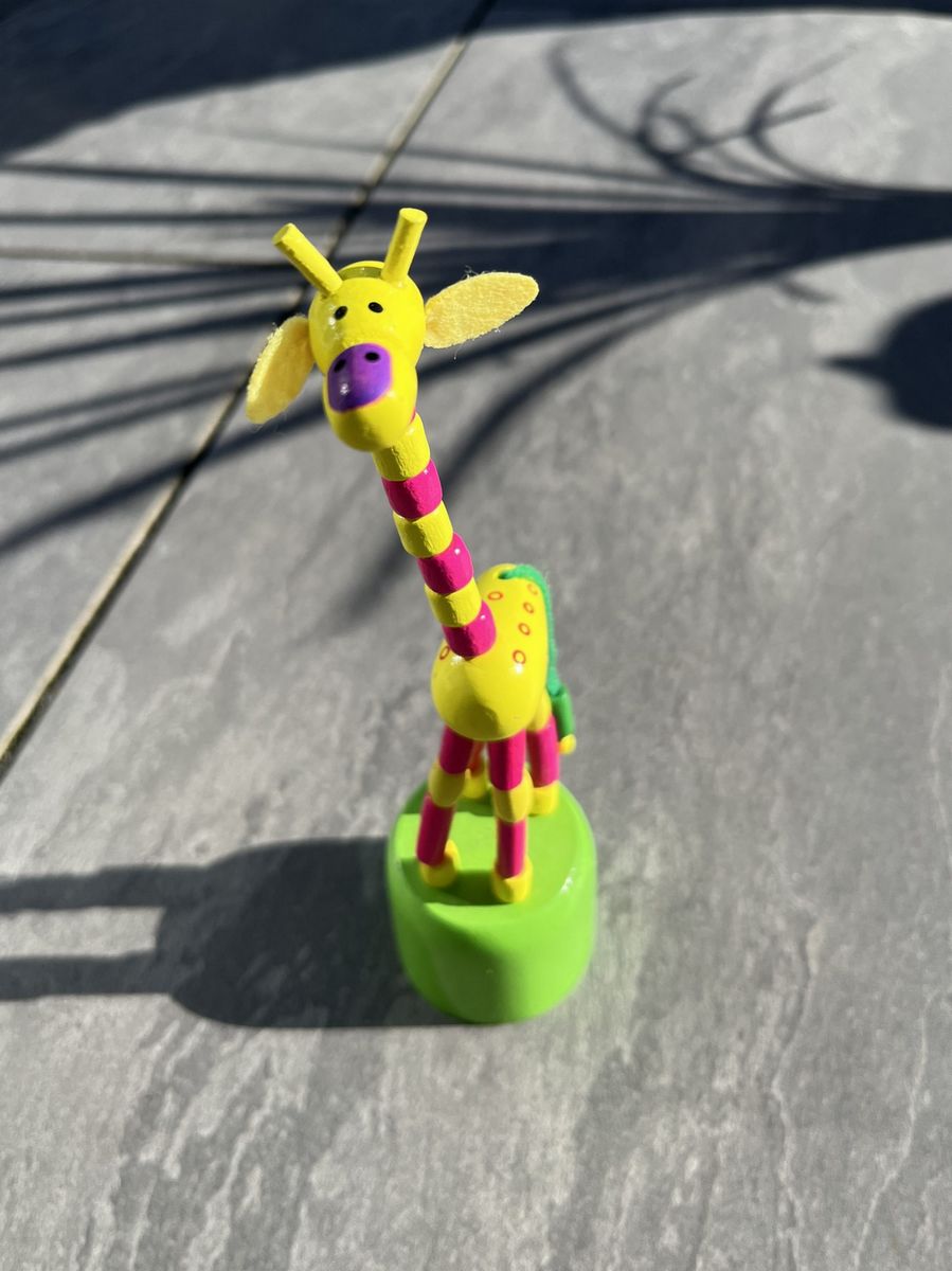 Klappgiraffe Hellgrün