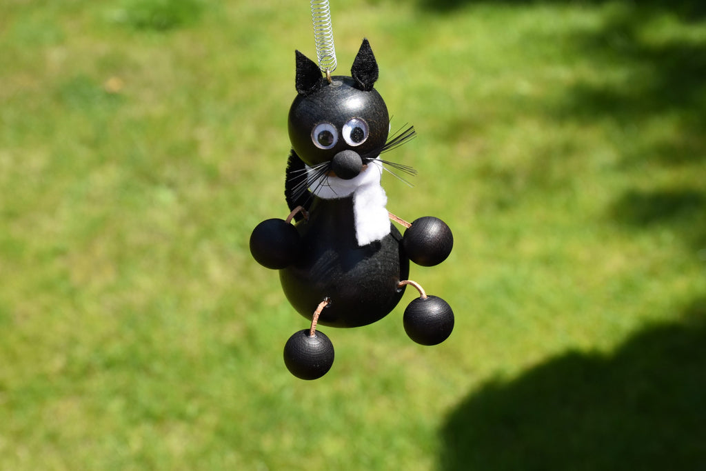 Schwingtier Katze Schwarz