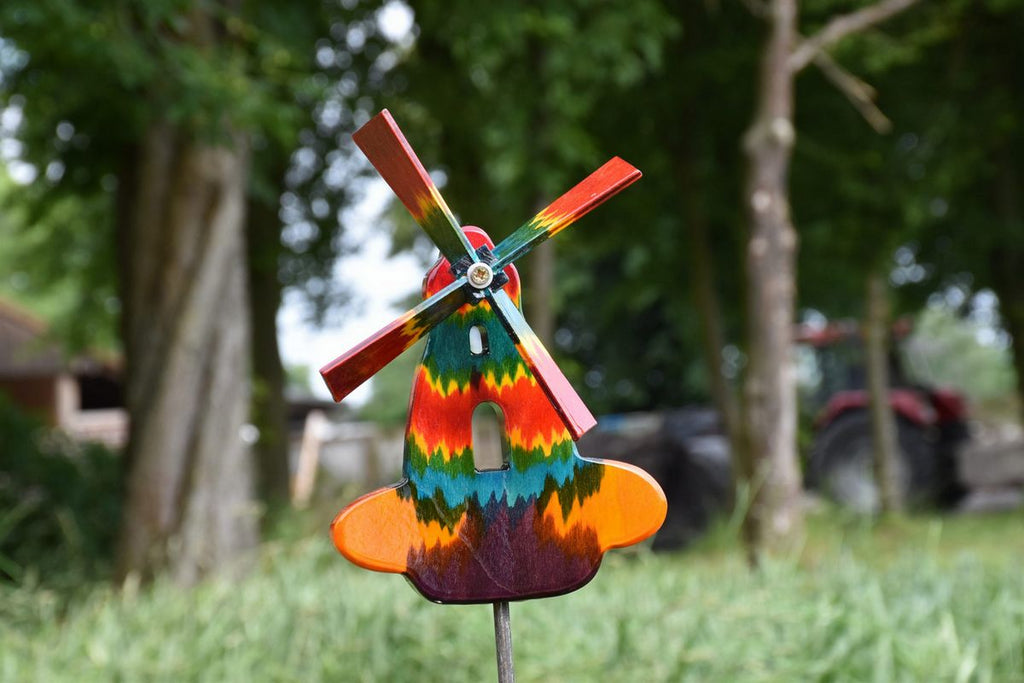 Bunte Windmühlen