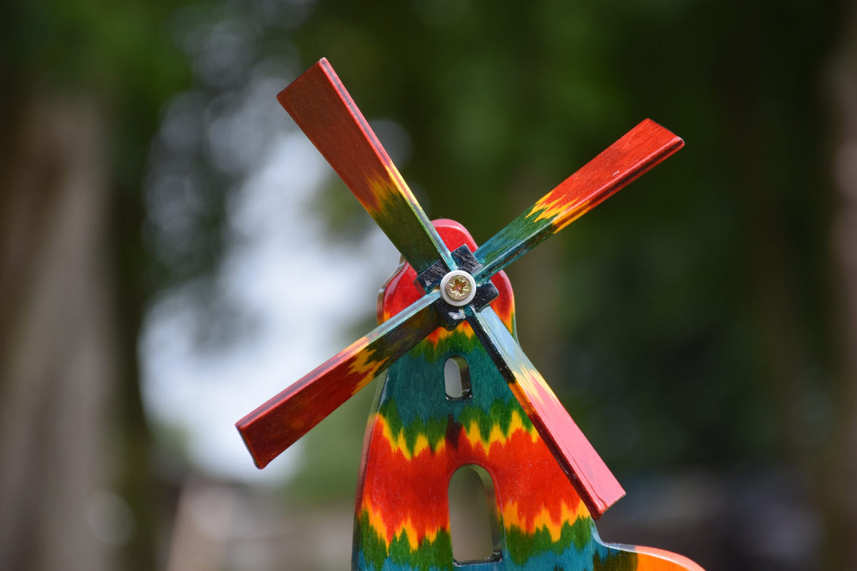 Bunte Windmühlen