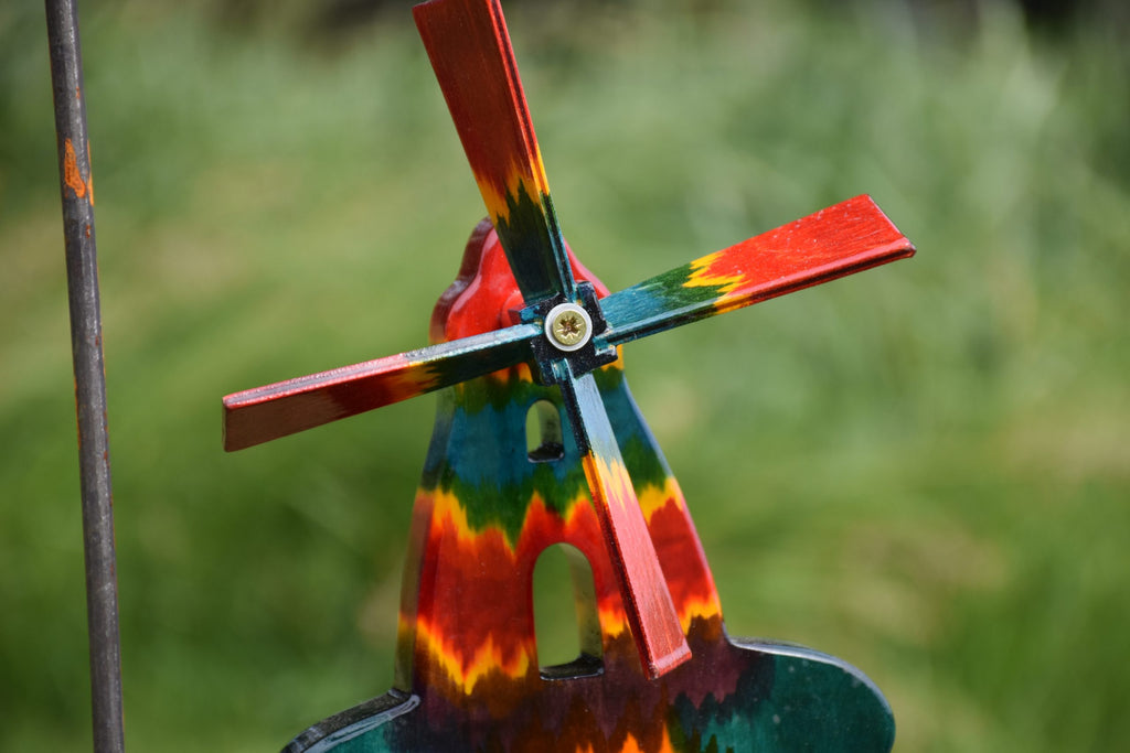 Bunte Windmühlen