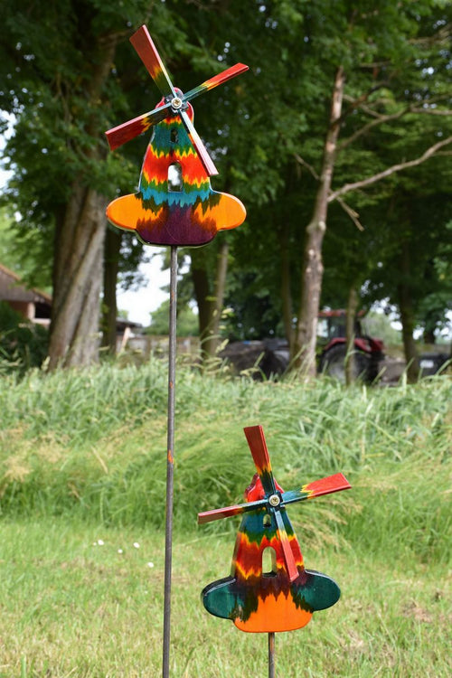 Bunte Windmühlen