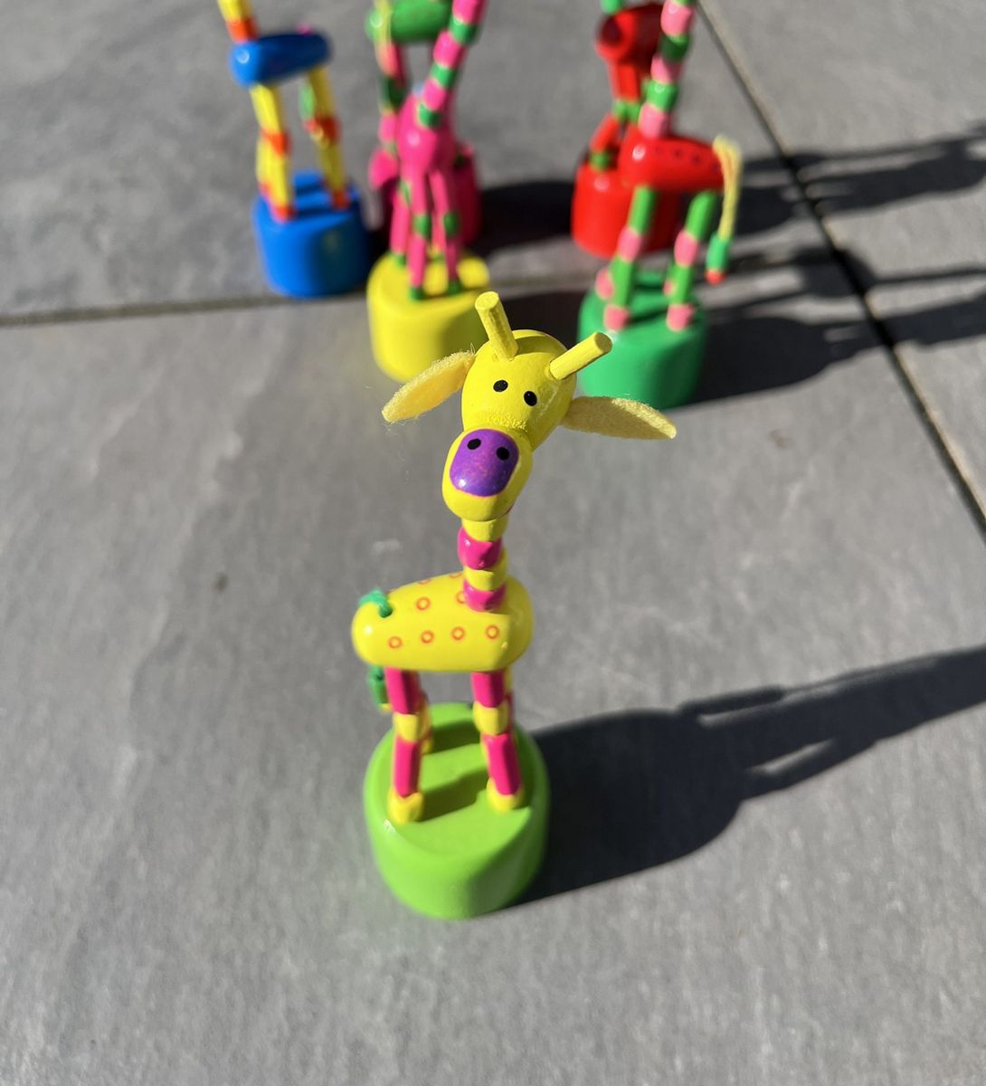 Klappgiraffe Hellgrün