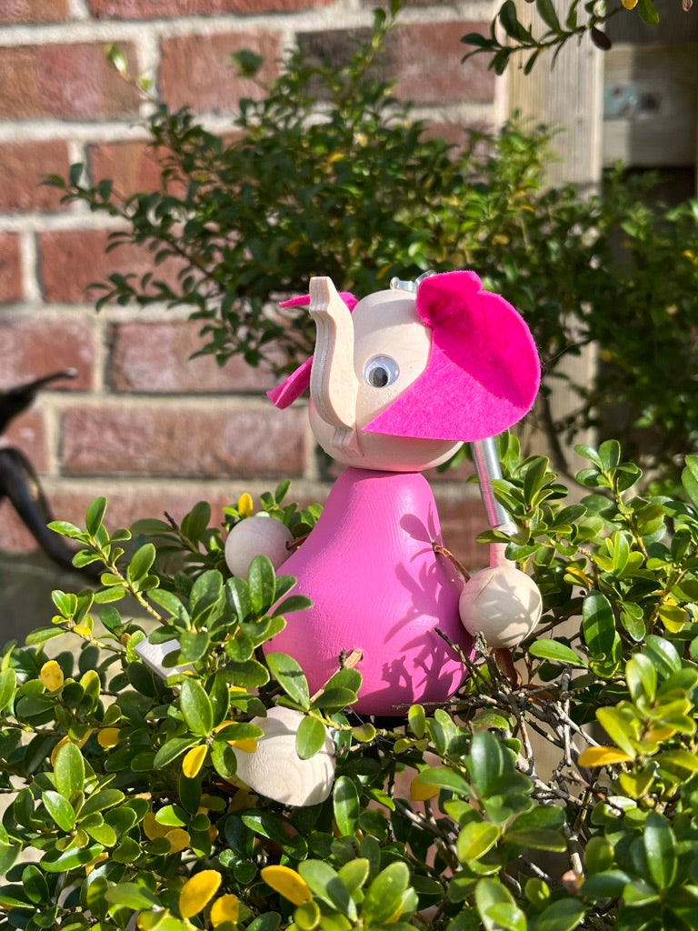 Schwingtier Elefant Pink