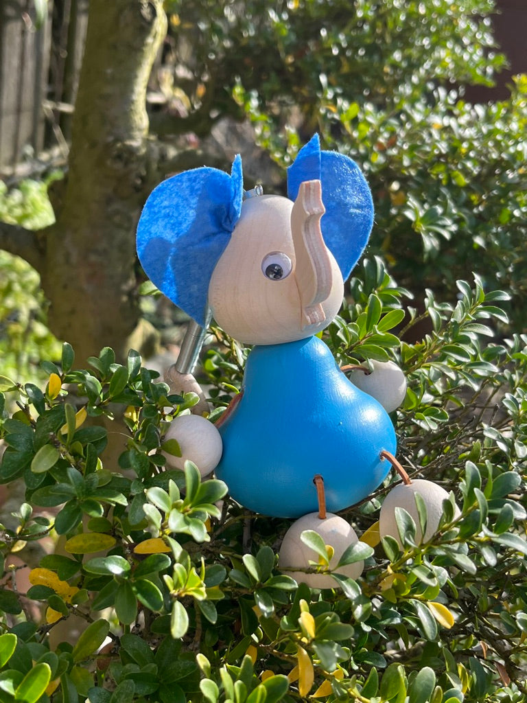 Schwingtier Elefant Blau