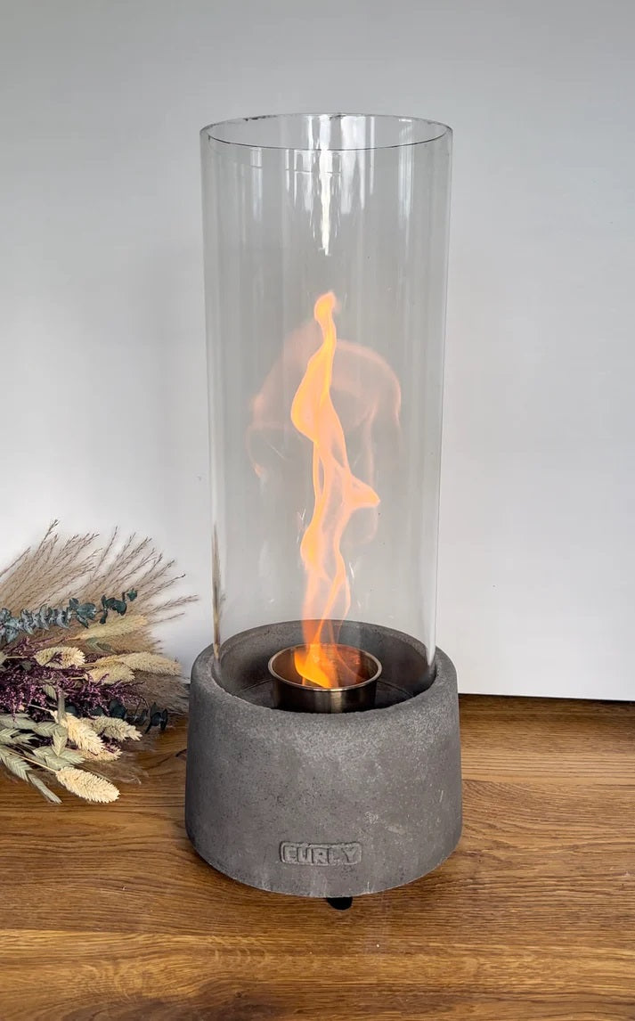 Tischkamin Glasröhre
