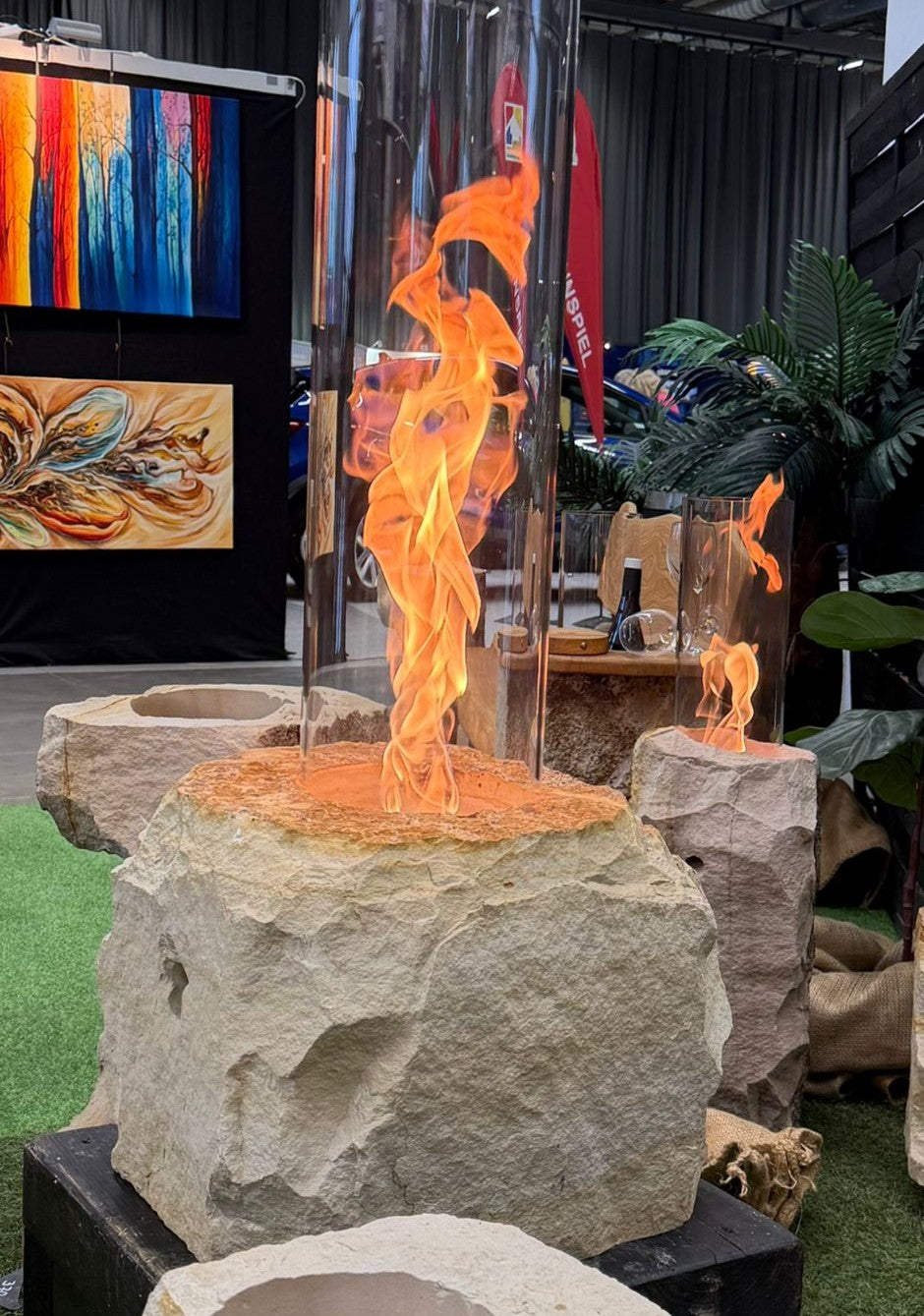 Sandsteinkamin